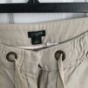 J Crew linen cotton blend pants SZ 8